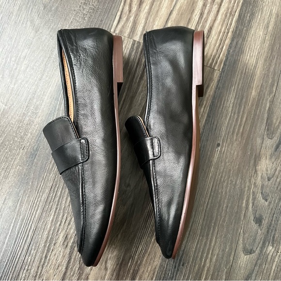 Madewell Black Leather Women The Lacey Loafers Style NN049 - Picture 10 of 16